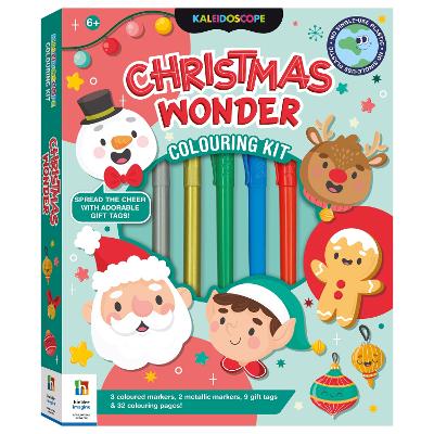 Book cover for Kaleidoscope Colouring Kit Christmas Wonder