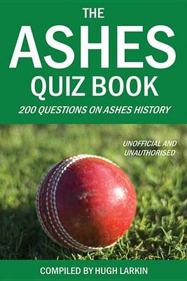 Book cover for The Ashes Quiz Book