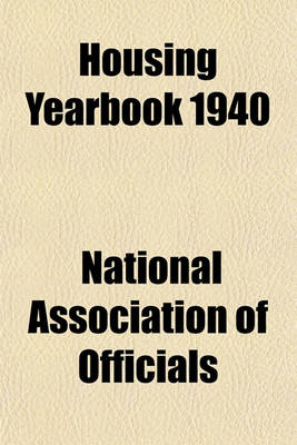 Book cover for Housing Yearbook 1940