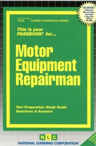 Cover of Motor Equipment Repairman