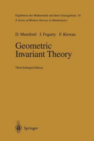 Cover of Geometric Invariant Theory