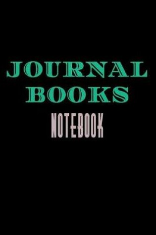 Cover of Journal Books Notebook