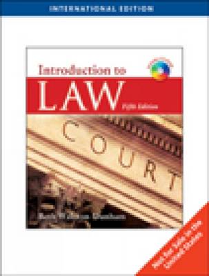 Book cover for Introduction to Law