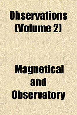 Book cover for Observations (Volume 2)