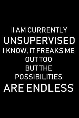 Book cover for I Am Currently Unsupervised I Know, It Freaks Me Out Too But the Possibilities Are Endless