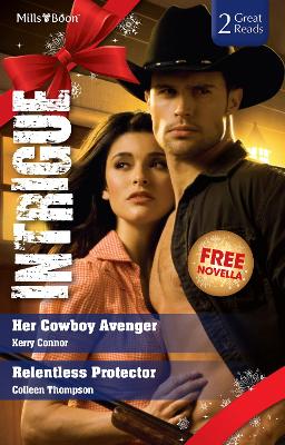 Cover of Her Cowboy Avenger/Relentless Protector/Last Chance Cafe