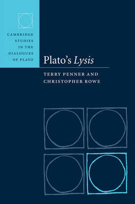 Book cover for Plato's Lysis
