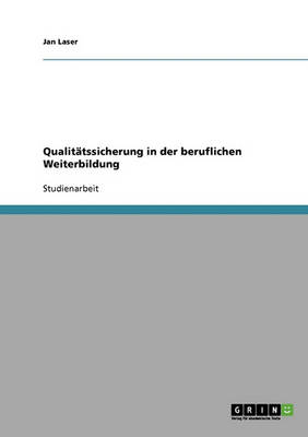 Book cover for Qualitatssicherung in Der Beruflichen Weiterbildung