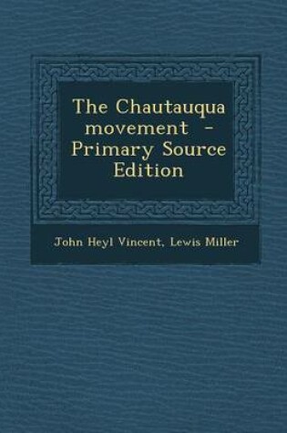 Cover of The Chautauqua Movement