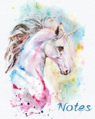 Book cover for Notes, Unicorn Cover Notebook, Journal