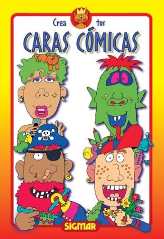 Book cover for Crea Tus Caras Comicas - Disparate