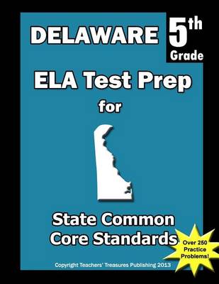 Book cover for Delaware 5th Grade ELA Test Prep