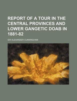 Book cover for Report of a Tour in the Central Provinces and Lower Gangetic Doab in 1881-82