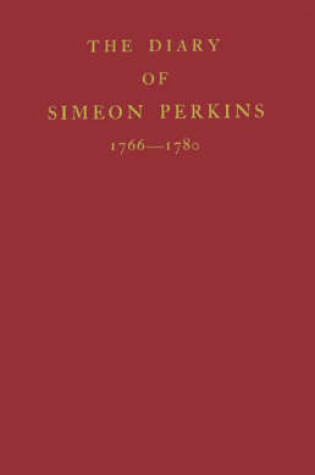 Cover of The Diary of Simeon Perkins