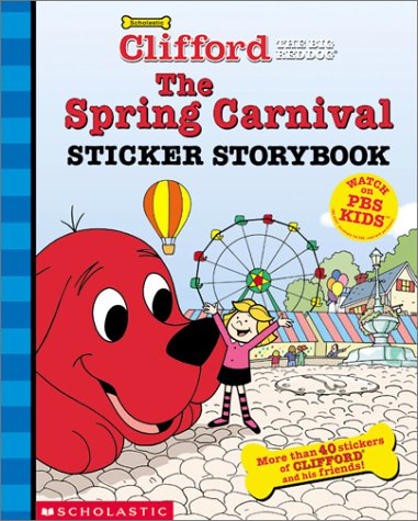 Book cover for The Spring Carnival Sticker Storybook