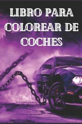 Cover of libro para colorear de coches