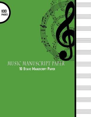 Book cover for Music Manuscript Paper