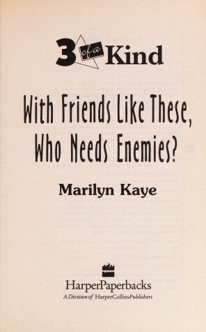 Book cover for With Friends Like These, Who Needs Enemies?