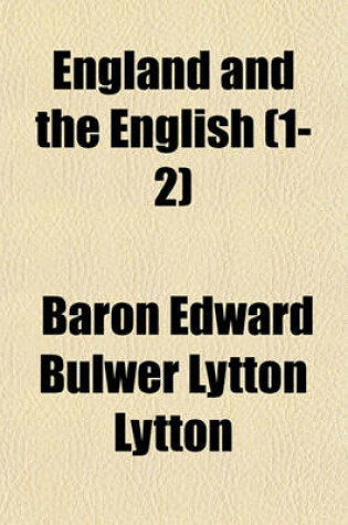 Cover of England and the English (1-2)