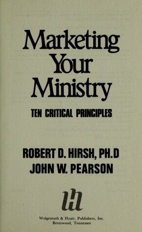 Book cover for Marketing Your Ministry