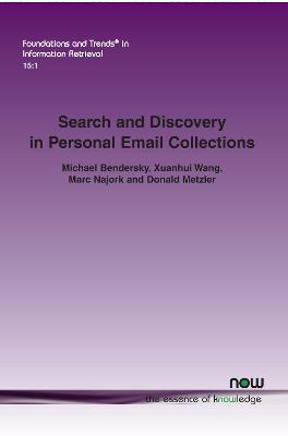 Book cover for Search and Discovery in Personal Email Collections