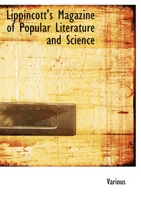 Book cover for Lippincott's Magazine of Popular Literature and Science