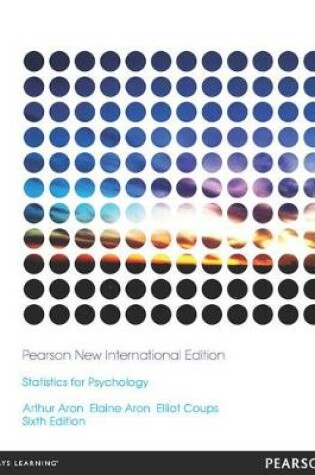 Cover of Statistics for Psychology Pearson New International Edition, plus MyStatLab without eText