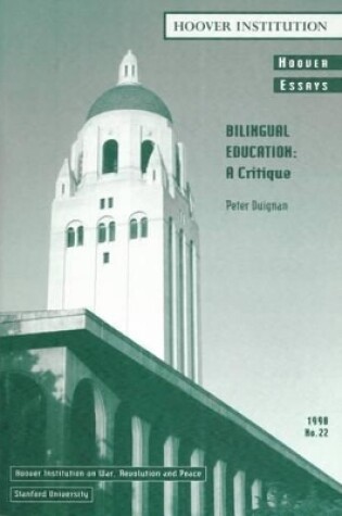 Cover of Bilingual Education