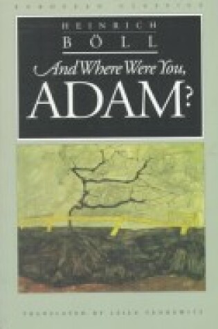 Cover of And Where Were You, Adam?