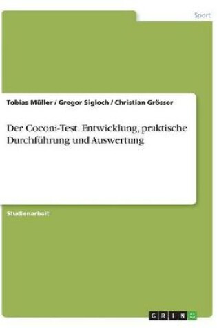 Cover of Der Coconi-Test. Entwicklung, praktische Durchfuhrung und Auswertung