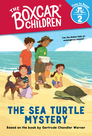 Book cover for The Sea Turtle Mystery (The Boxcar Children: Time to Read, Level 2)