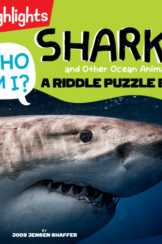 Cover of Who Am I? Sharks and Other Ocean Animals: A Riddle Puzzle Book