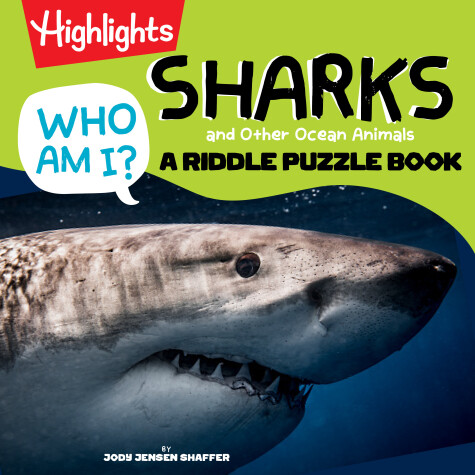 Cover of Who Am I? Sharks and Other Ocean Animals: A Riddle Puzzle Book