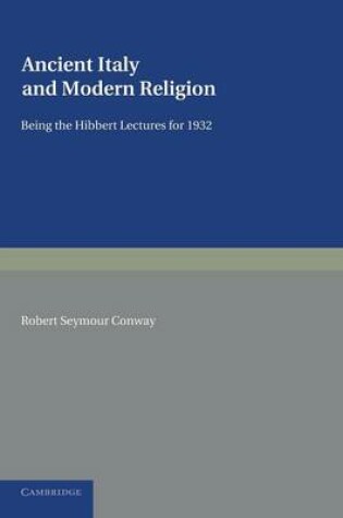 Cover of Ancient Italy and Modern Religion: Volume 1