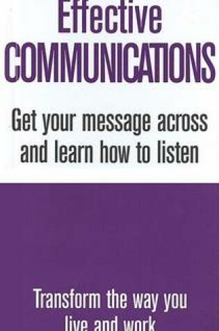 Cover of Effective Communications