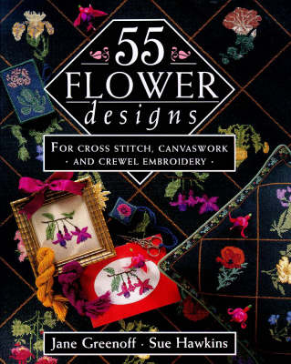 Book cover for 55 Flower Designs