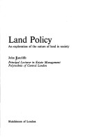 Cover of Land Policy