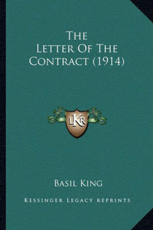 Cover of The Letter of the Contract (1914) the Letter of the Contract (1914)