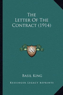 Book cover for The Letter of the Contract (1914) the Letter of the Contract (1914)