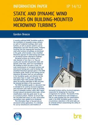 Book cover for Static and Dynamic Wind Loads on Building-mounted Microwind Turbines
