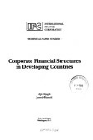 Cover of Corporate Financial Structures in Developing Countries