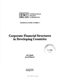 Cover of Corporate Financial Structures in Developing Countries