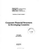 Book cover for Corporate Financial Structures in Developing Countries