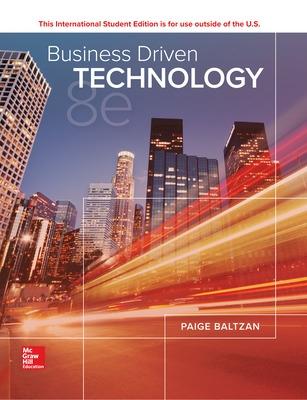 Book cover for ISE Business Driven Technology