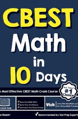 Cover of CBEST Math in 10 Days