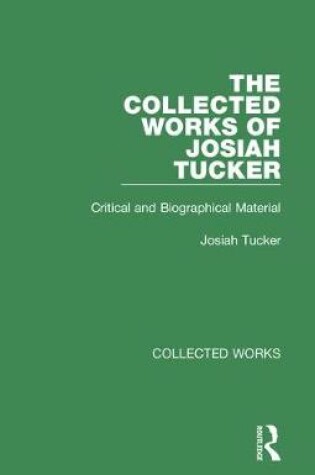 Cover of Collected Works of Josiah Tucker