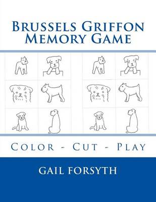 Book cover for Brussels Griffon Memory Game