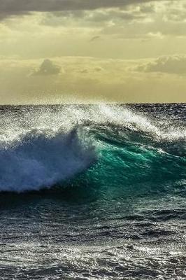 Book cover for Smashing Waves On The Ocean Notebook