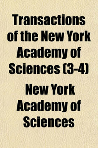 Cover of Transactions of the New York Academy of Sciences (3-4)