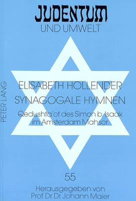 Cover of Synagogale Hymnen